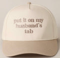 Put It On My Husband’s Tab