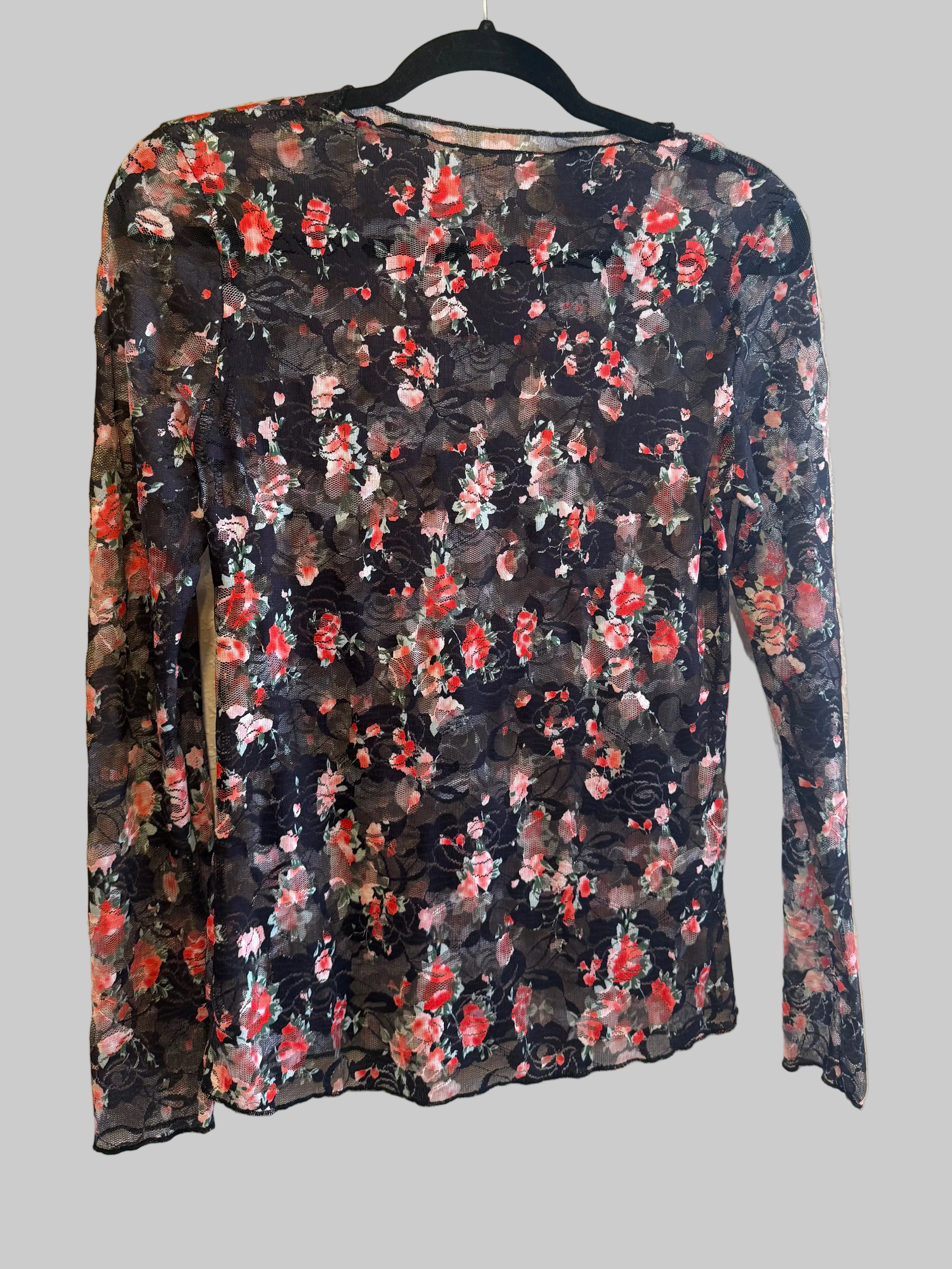 Floral Sheer Mesh