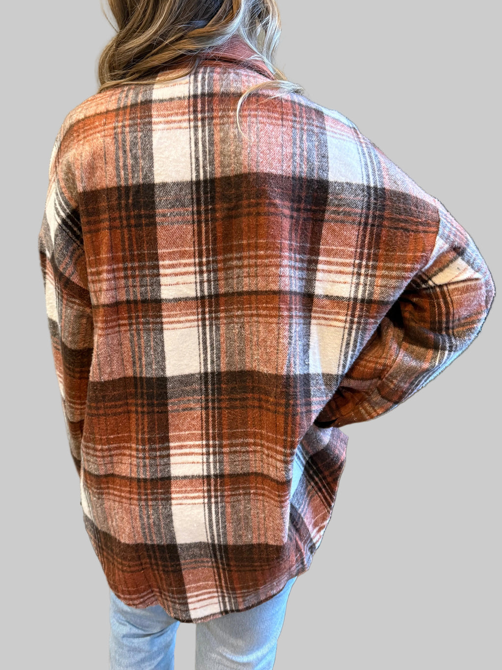Rust Brown Shacket