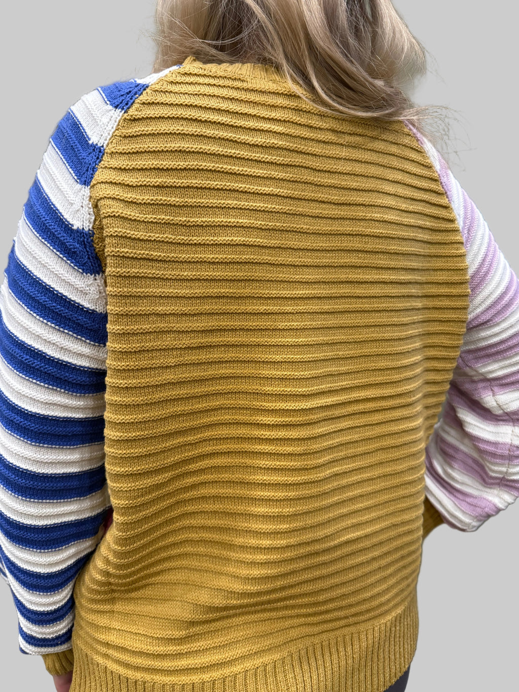 Colorblock Striped Sweater