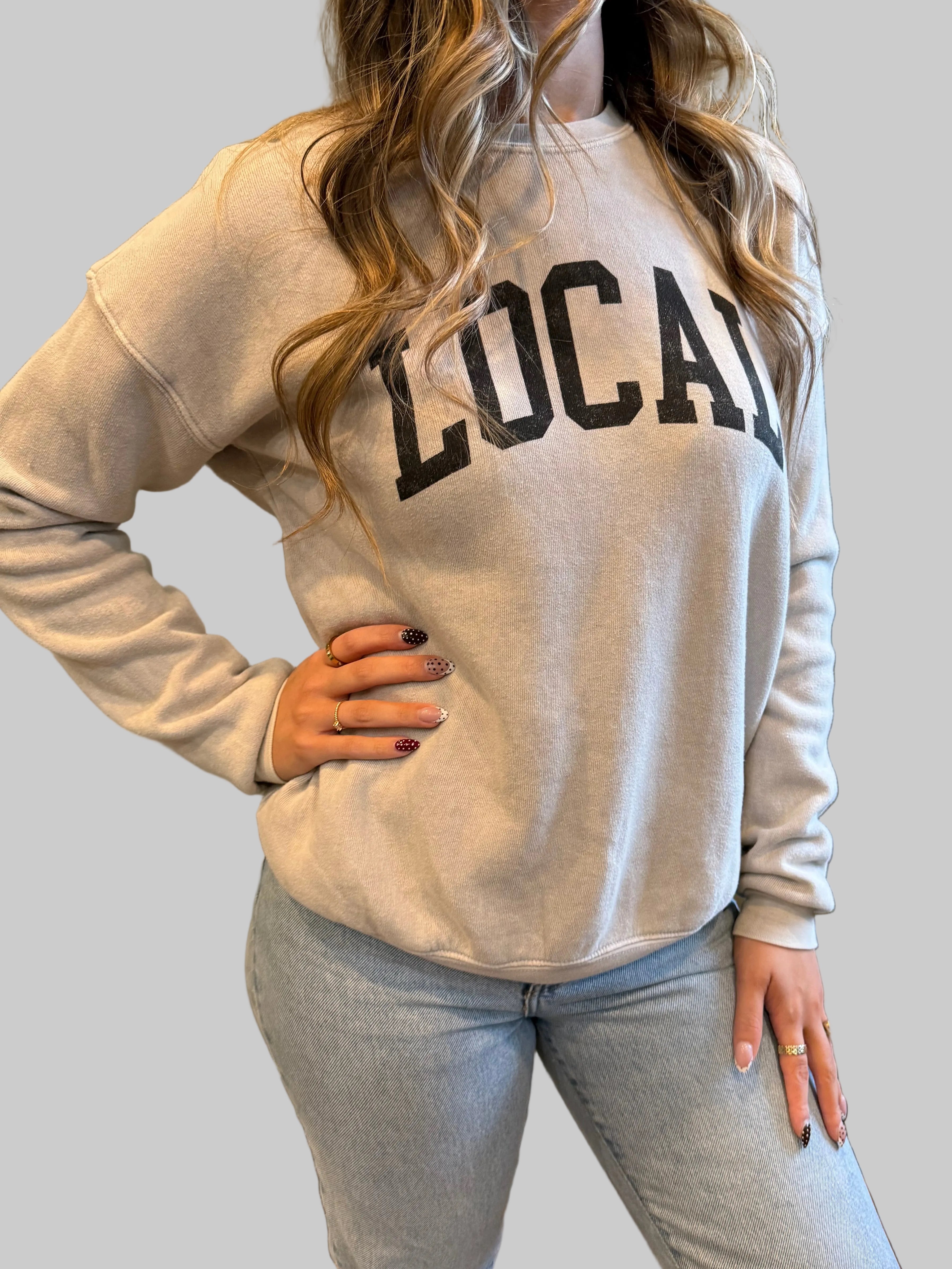 LOCAL Mineral Washed Crewneck