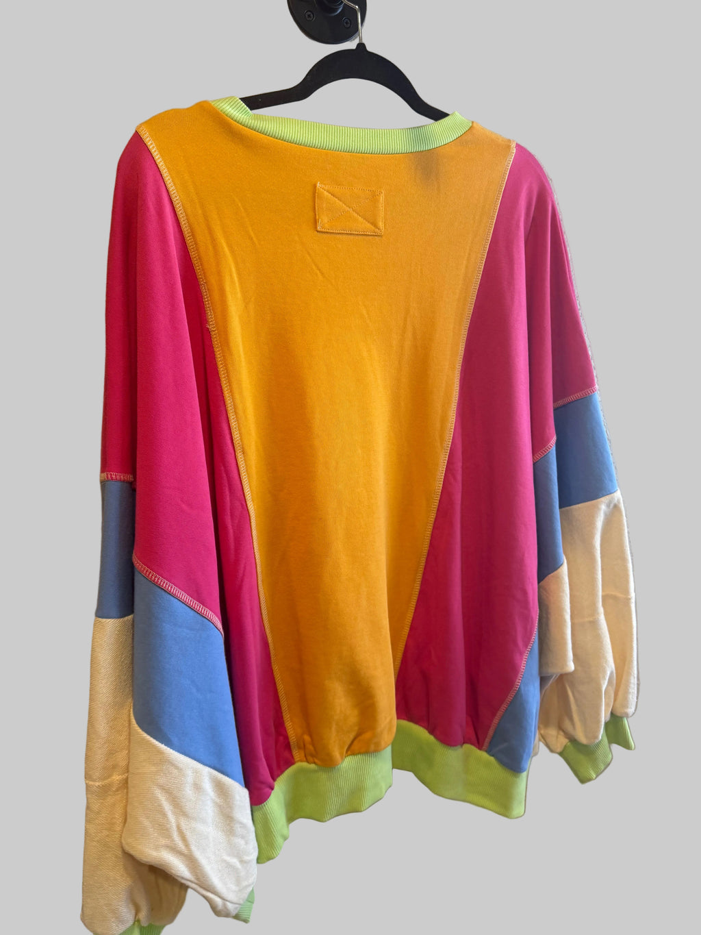 Multi-Color Block Loose Fit Top