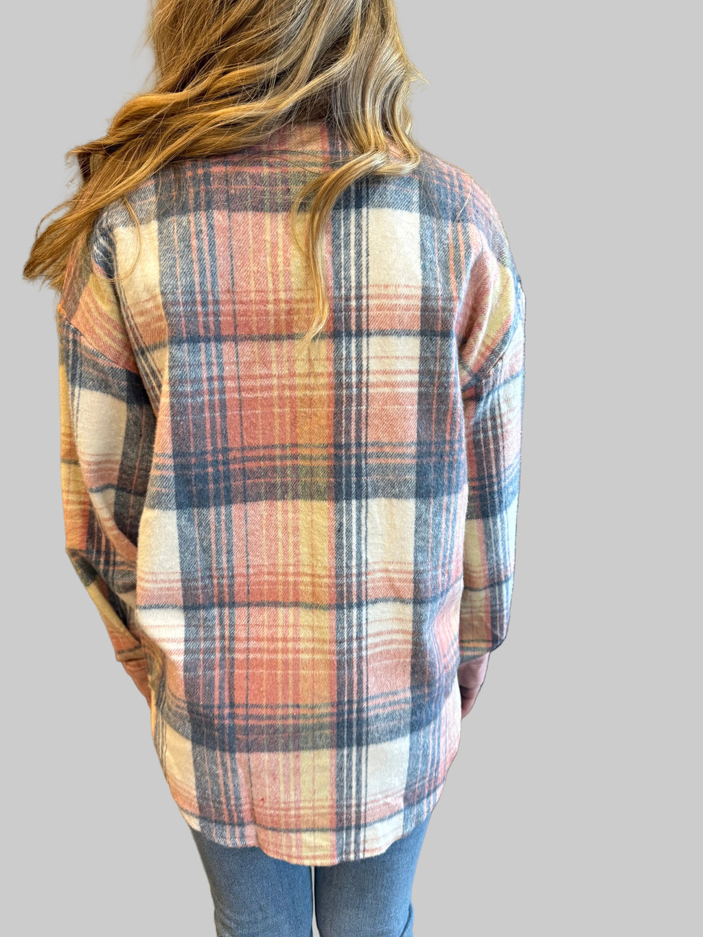 Pink Corduroy Shacket