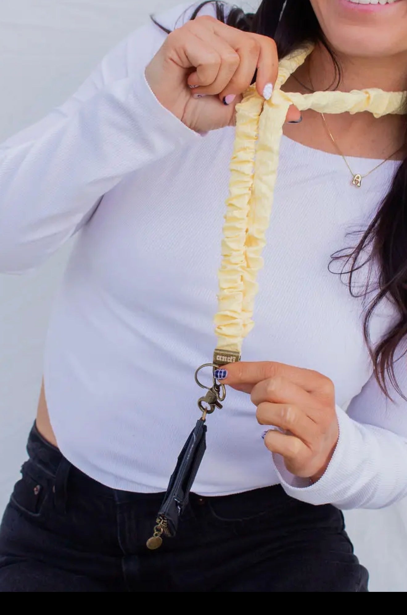 Butter Yellow Lanyard