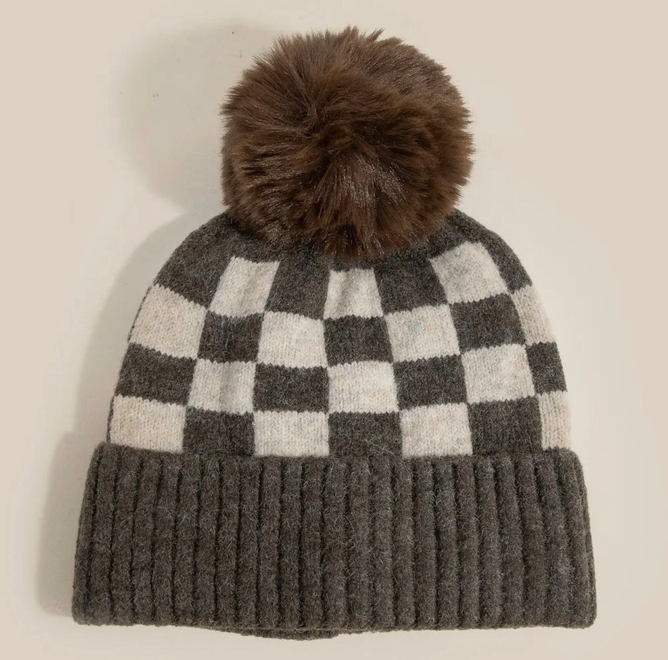 Checker Beanie