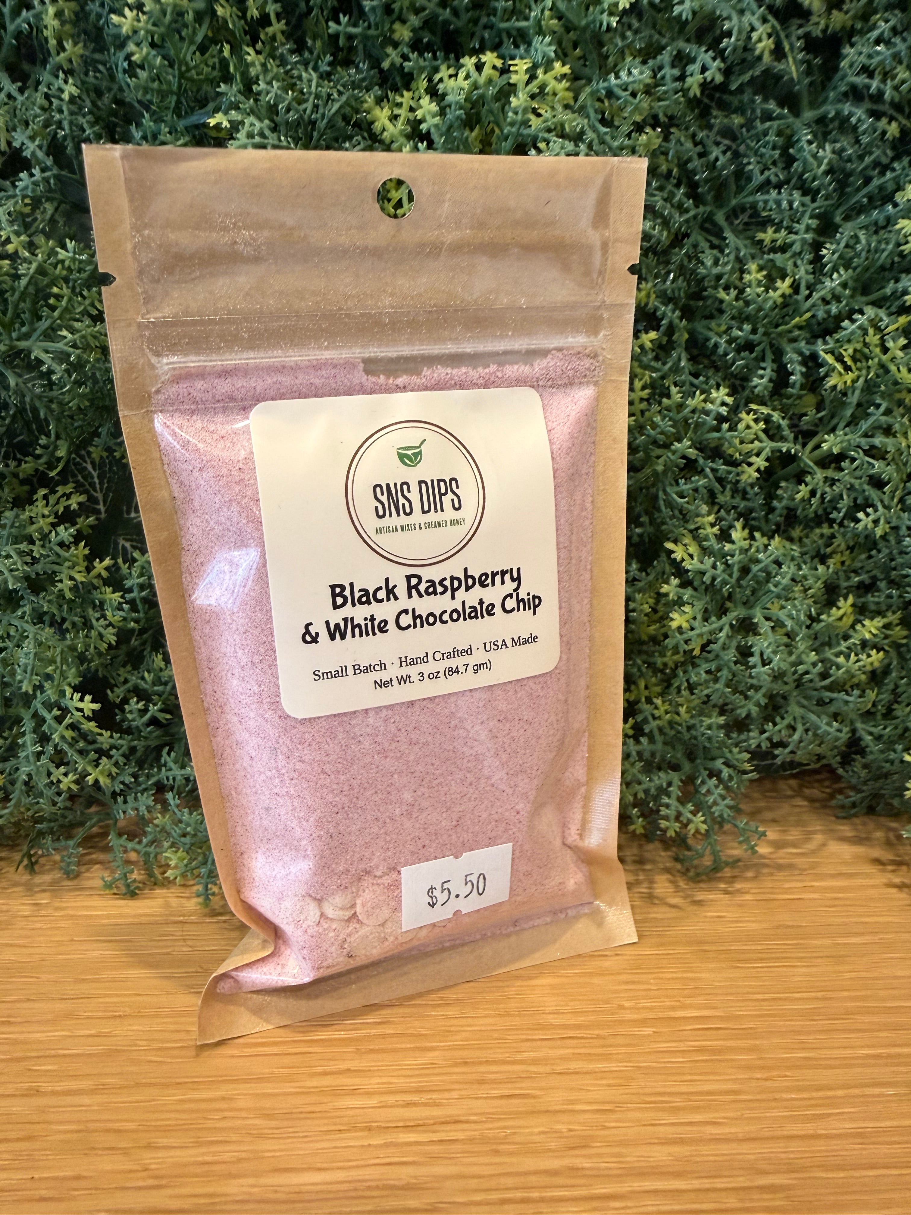 Black Raspberry & White Chocolate Chip Dip Mix
