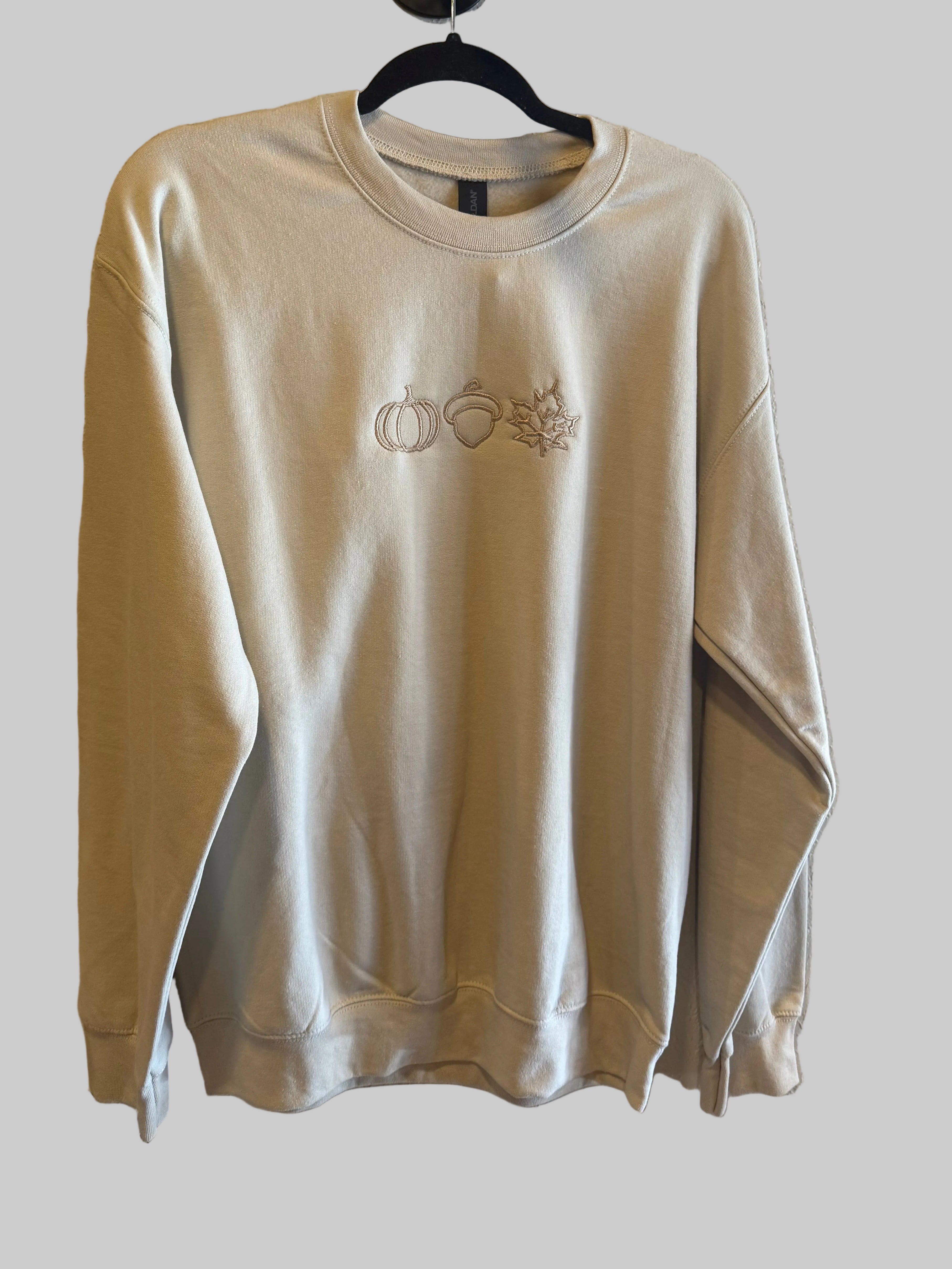 Fall Embroidered Crewneck