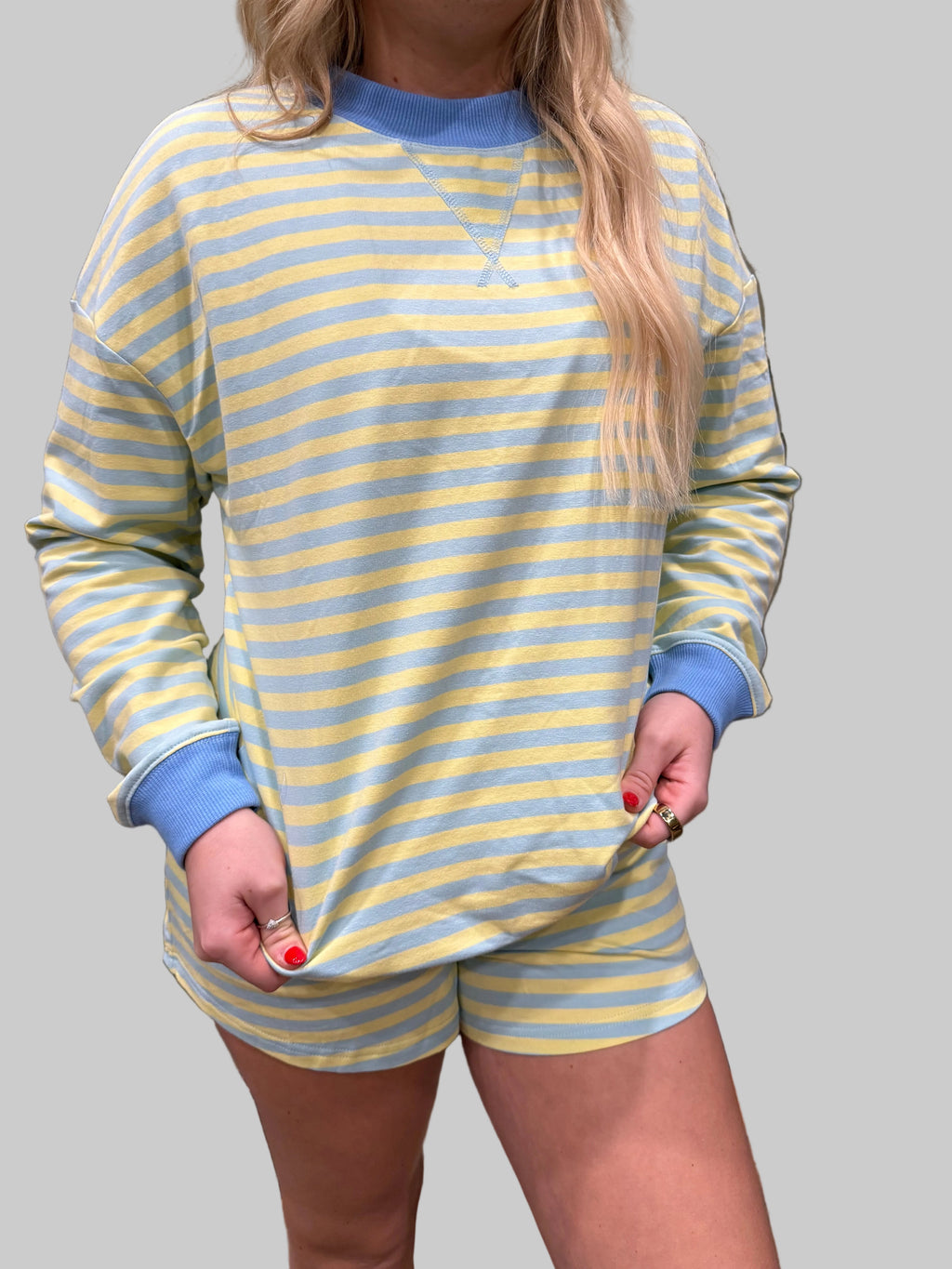 Striped Long Sleeve Set