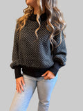Black & White Echo Sweater