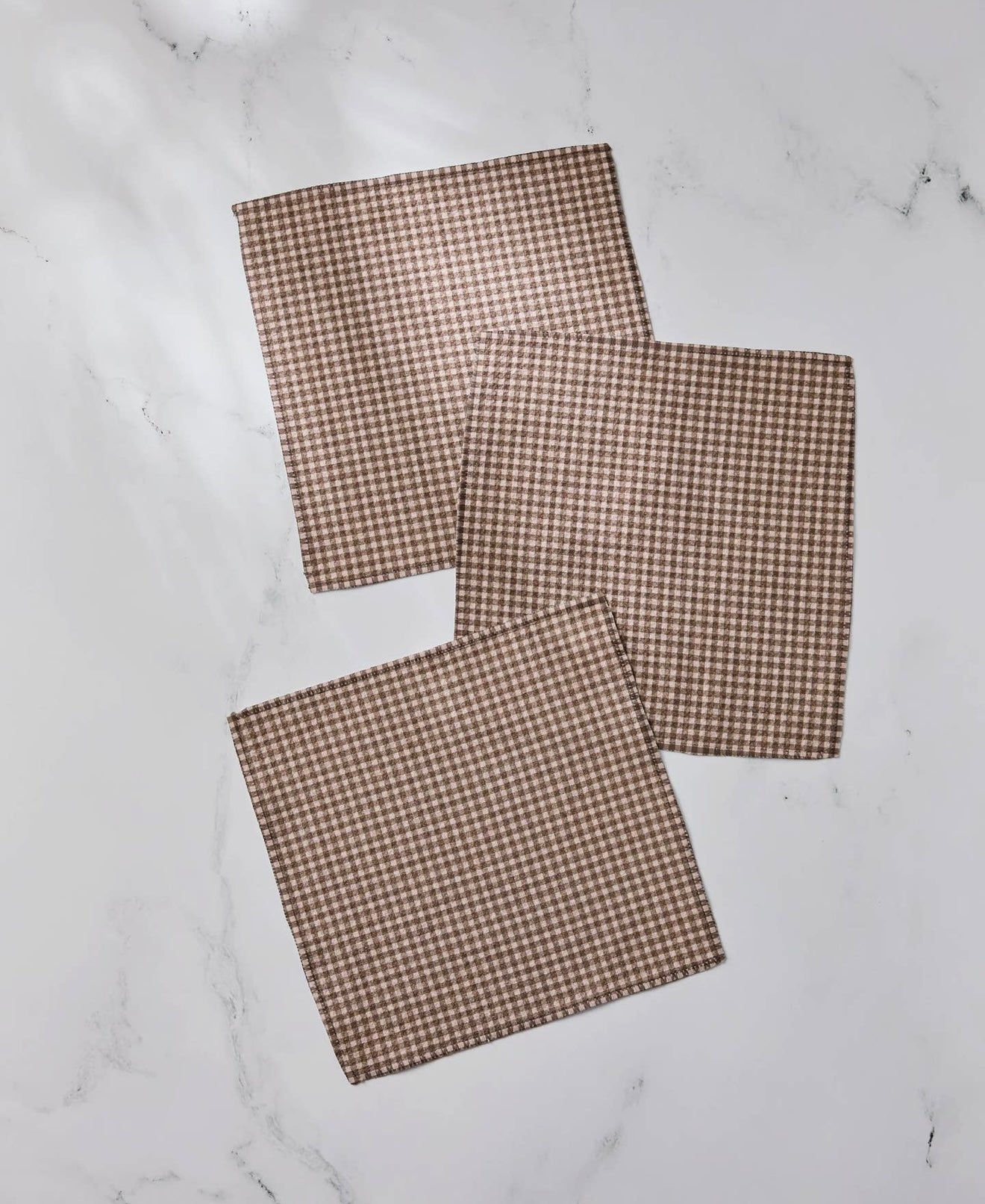 Brown Picnic Dishcloth (pack of 3)