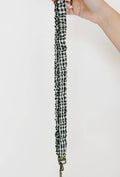 B & W Checkered Lanyard