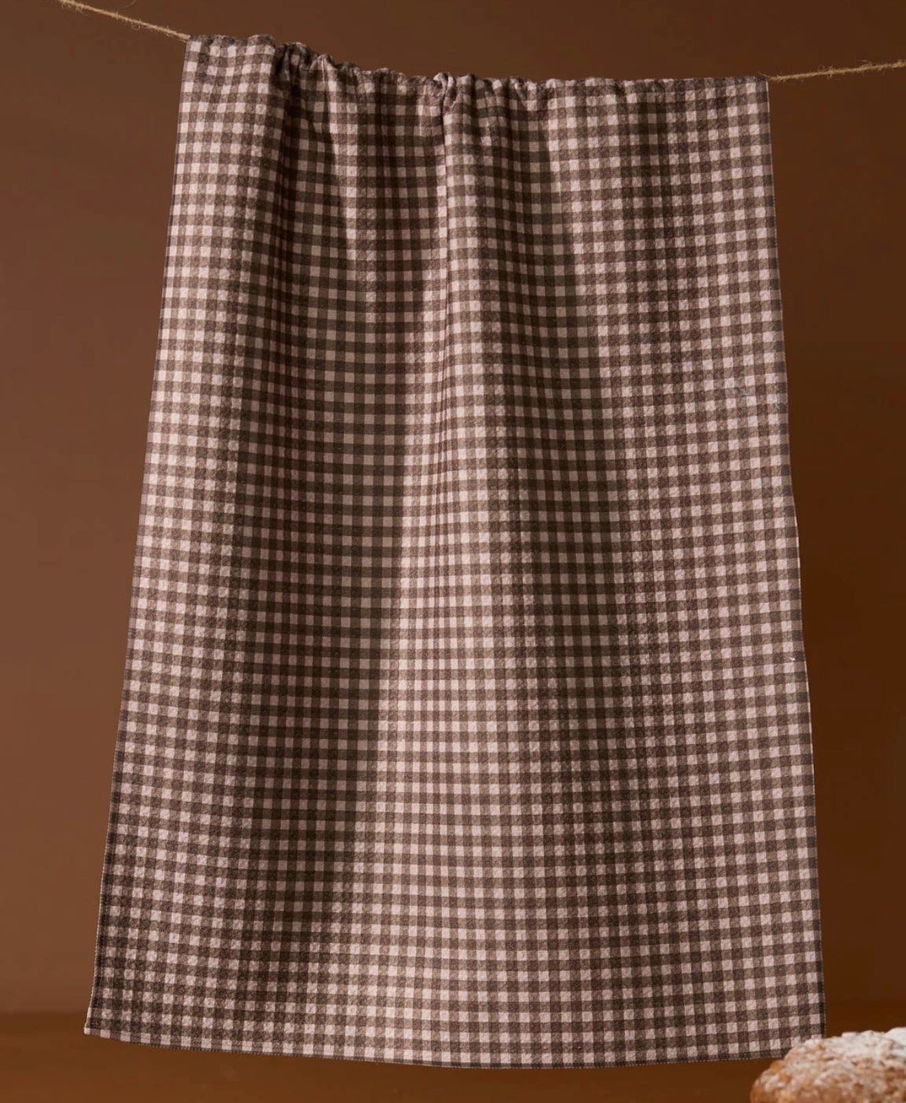 Brown Picnic Tea Towel