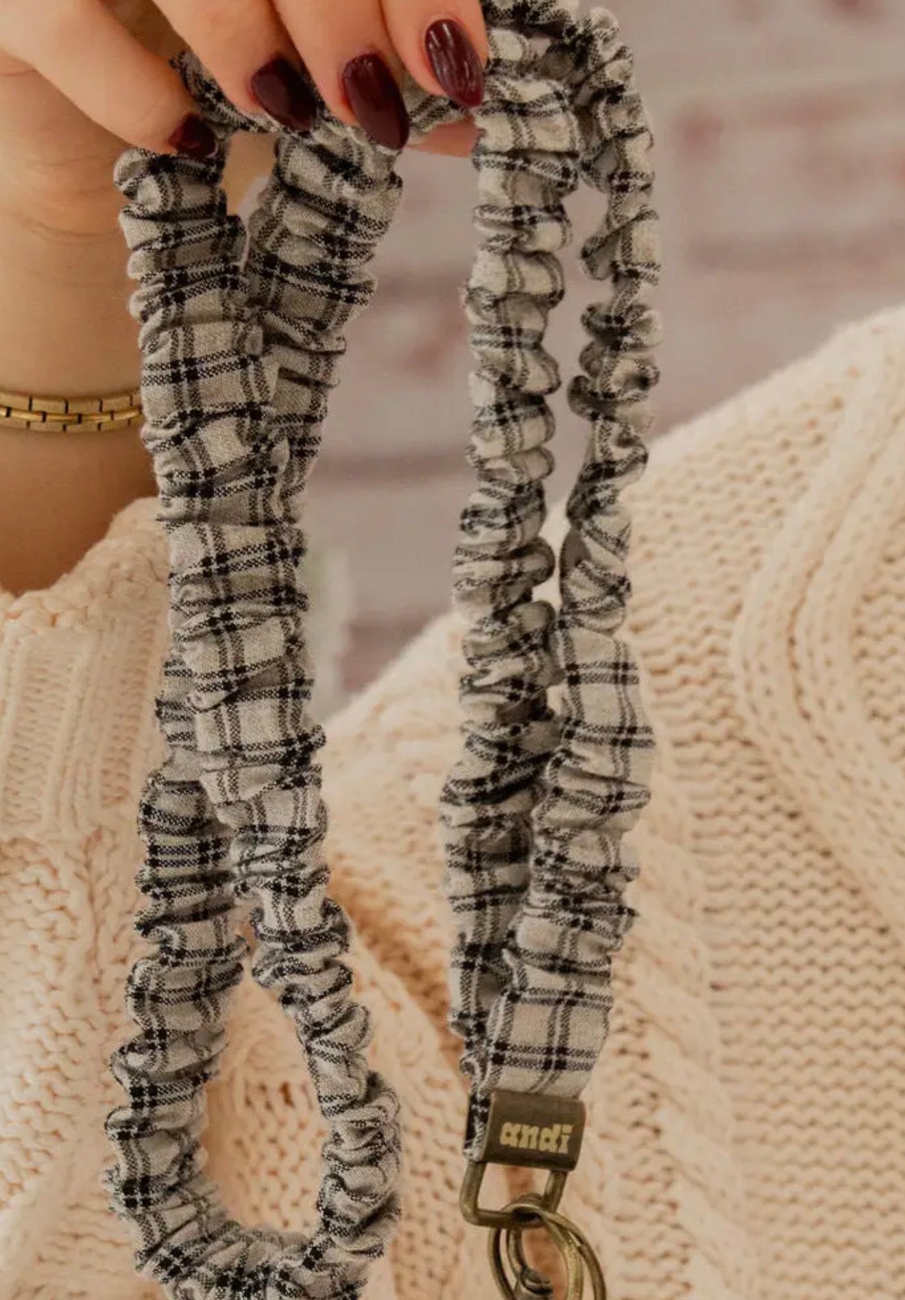 Fall Plaid Lanyard