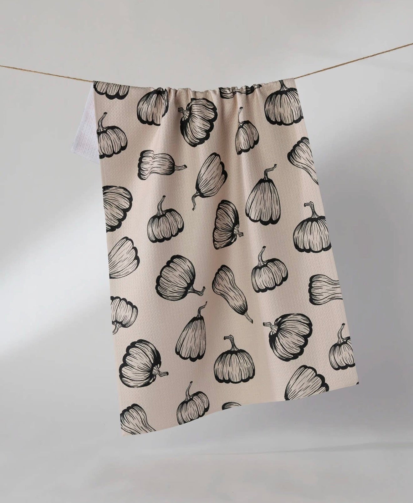 Vintage Pumpkin Tea Towel