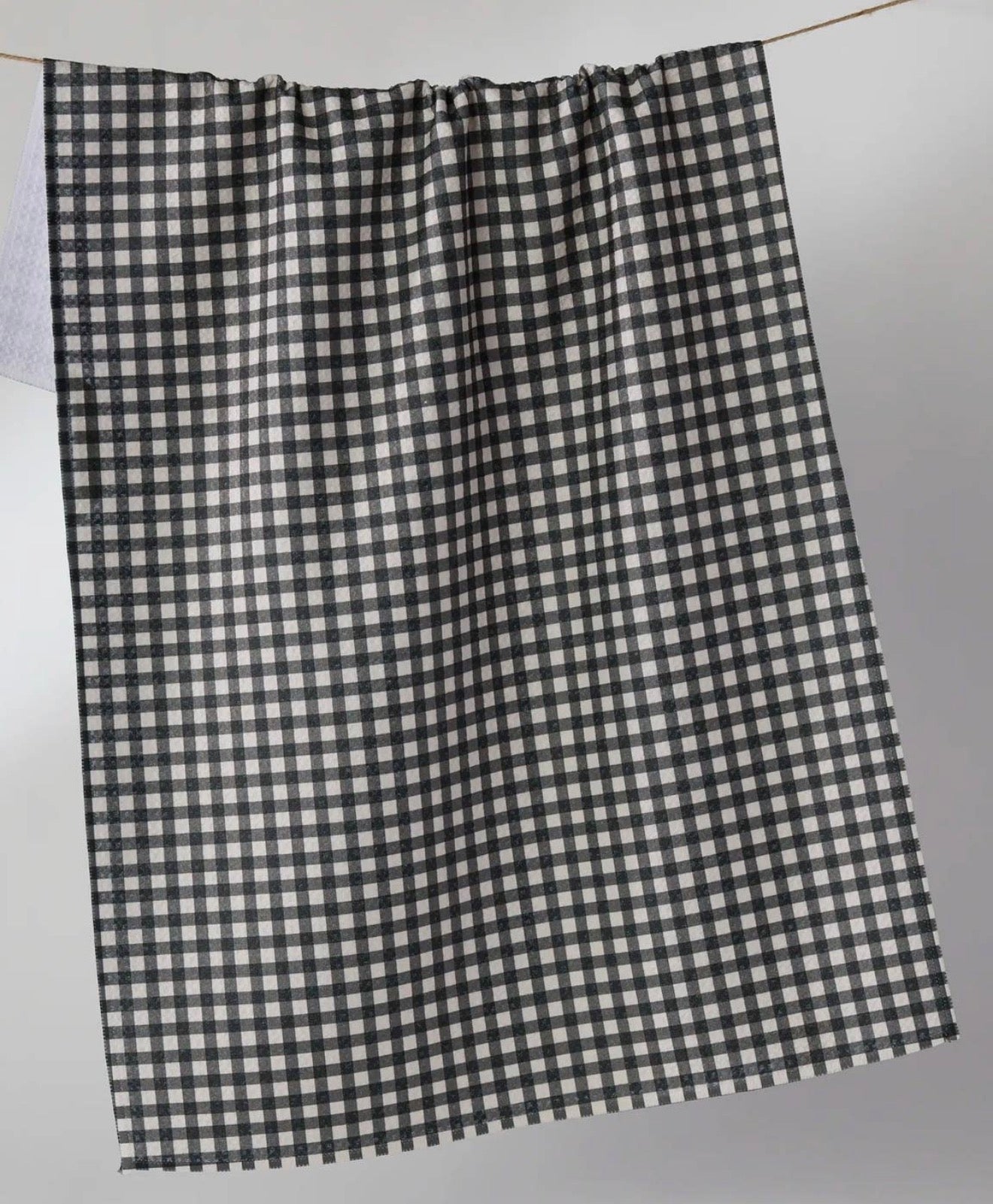 Black Picnic Tea Towel