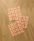 Pumpkin Plaid Dishcloth (pack of 3)
