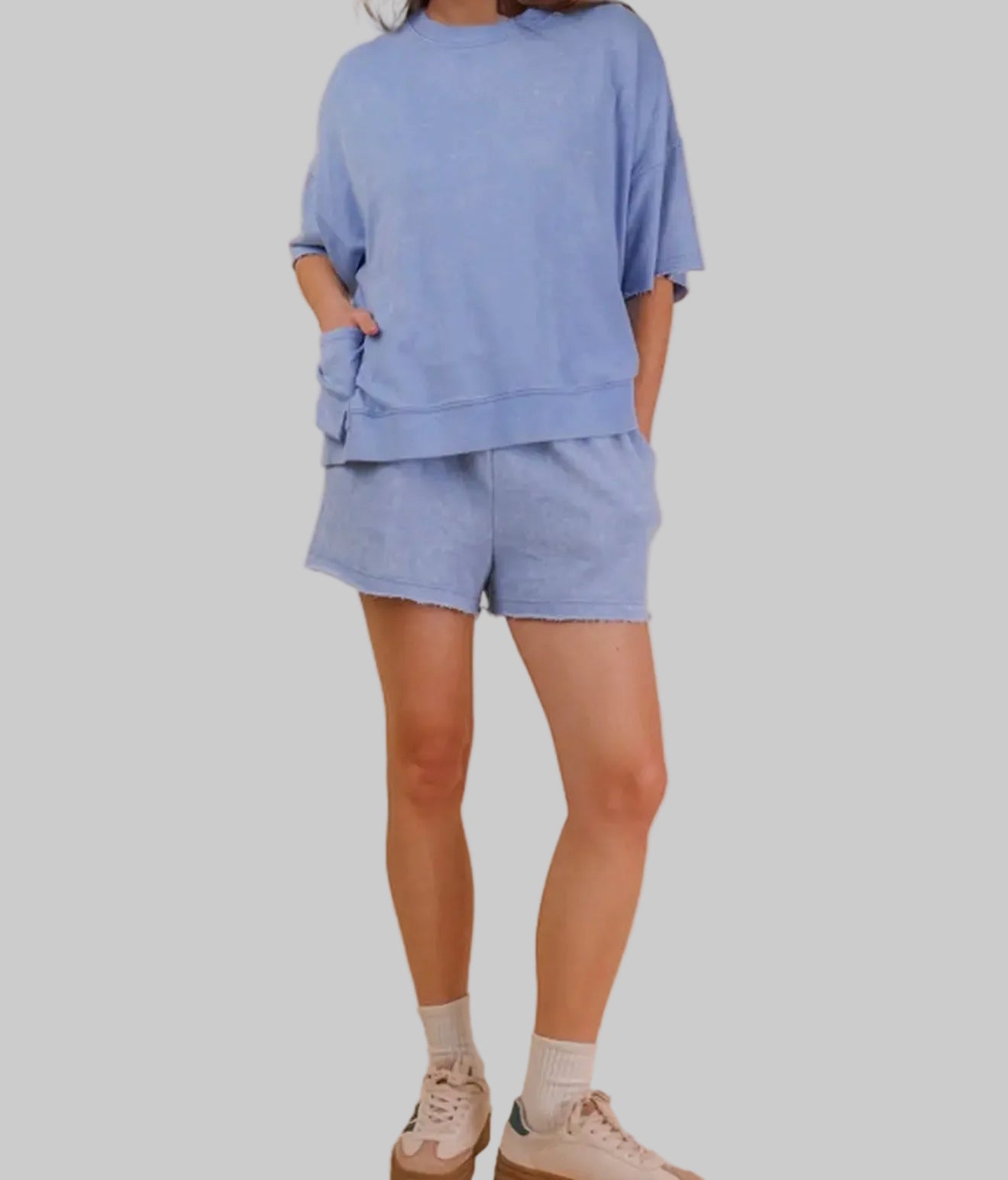 Denim Mineral Washed Set