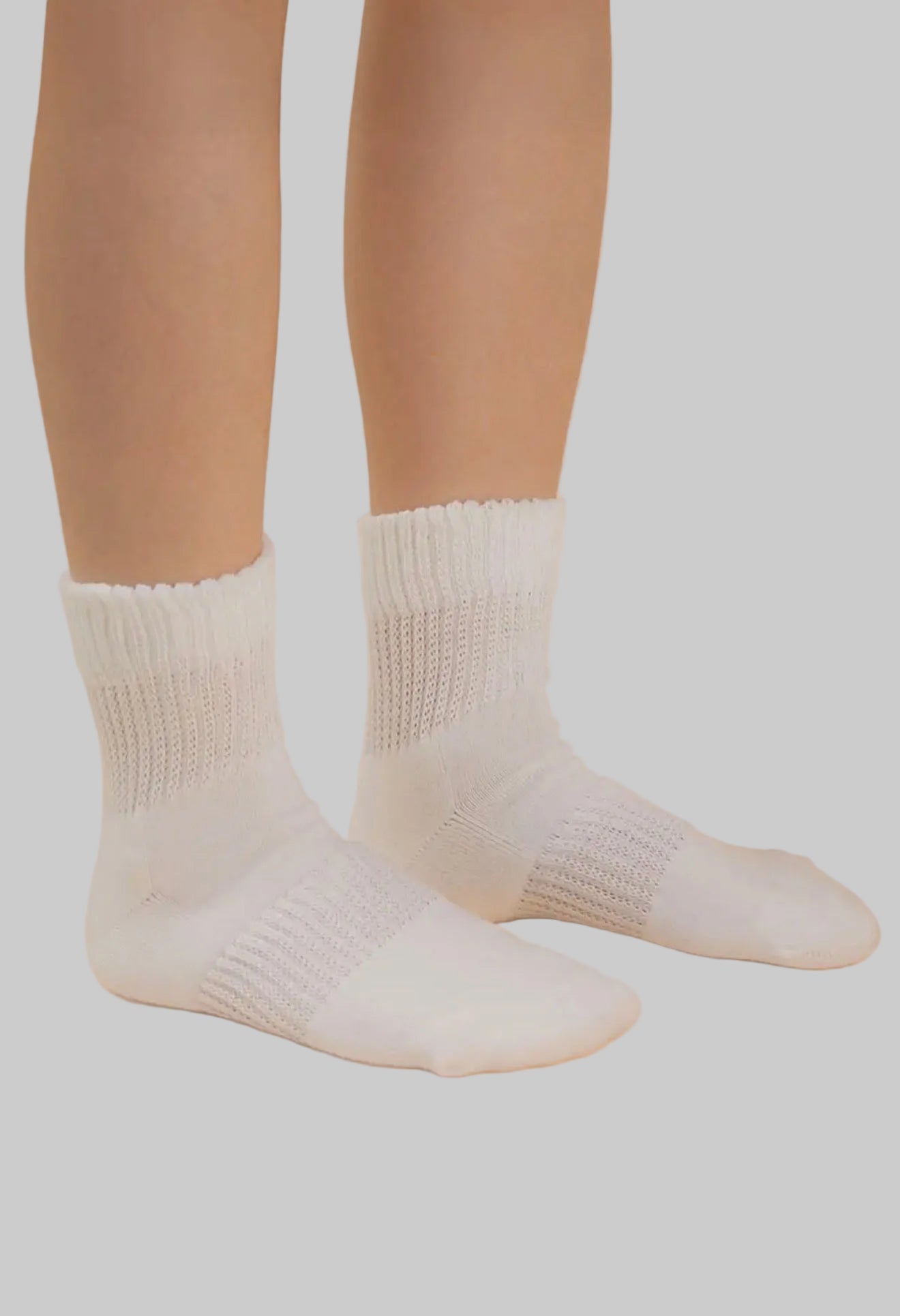 White Quarter Socks