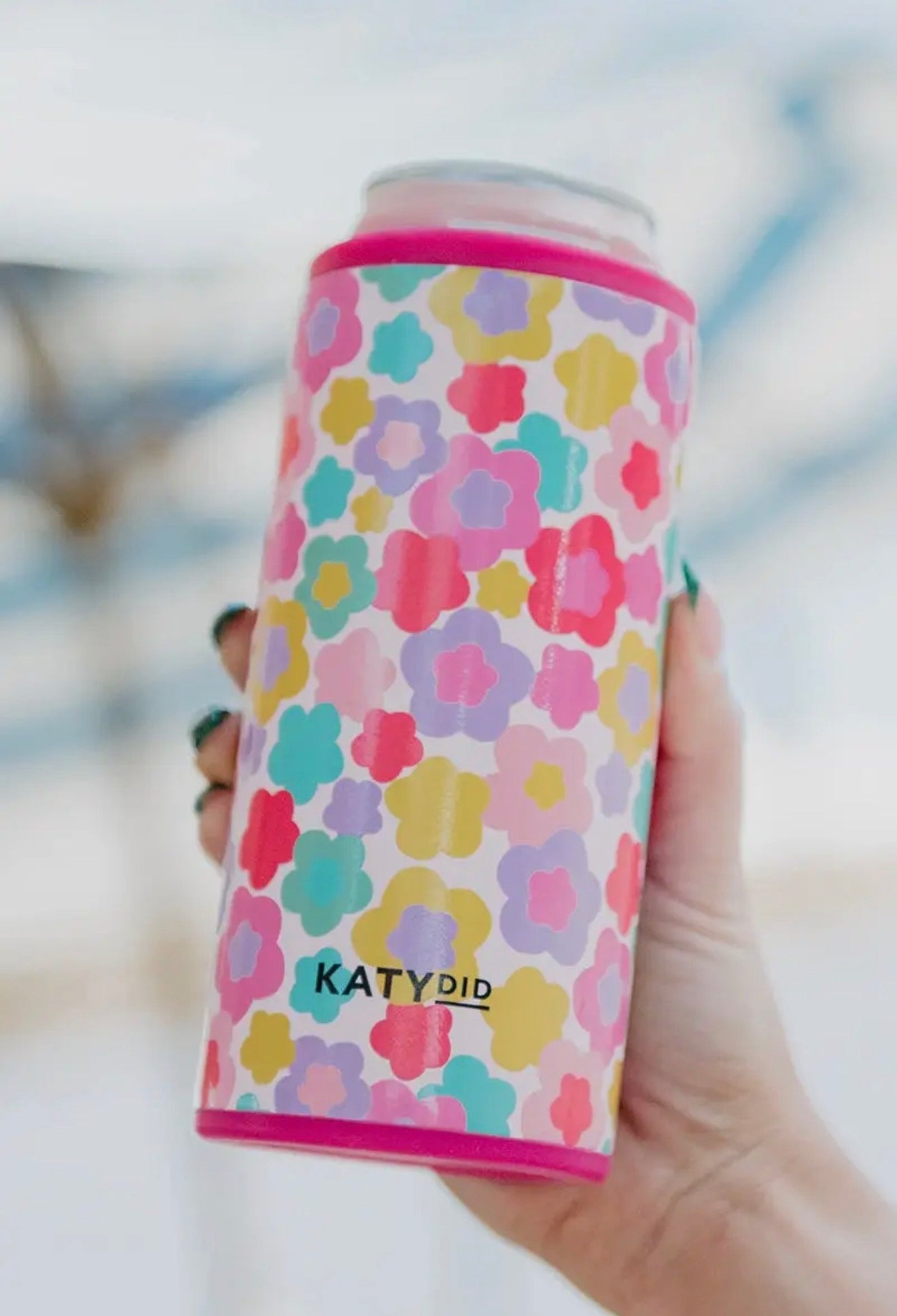 KATYDID Slim Can Coozie