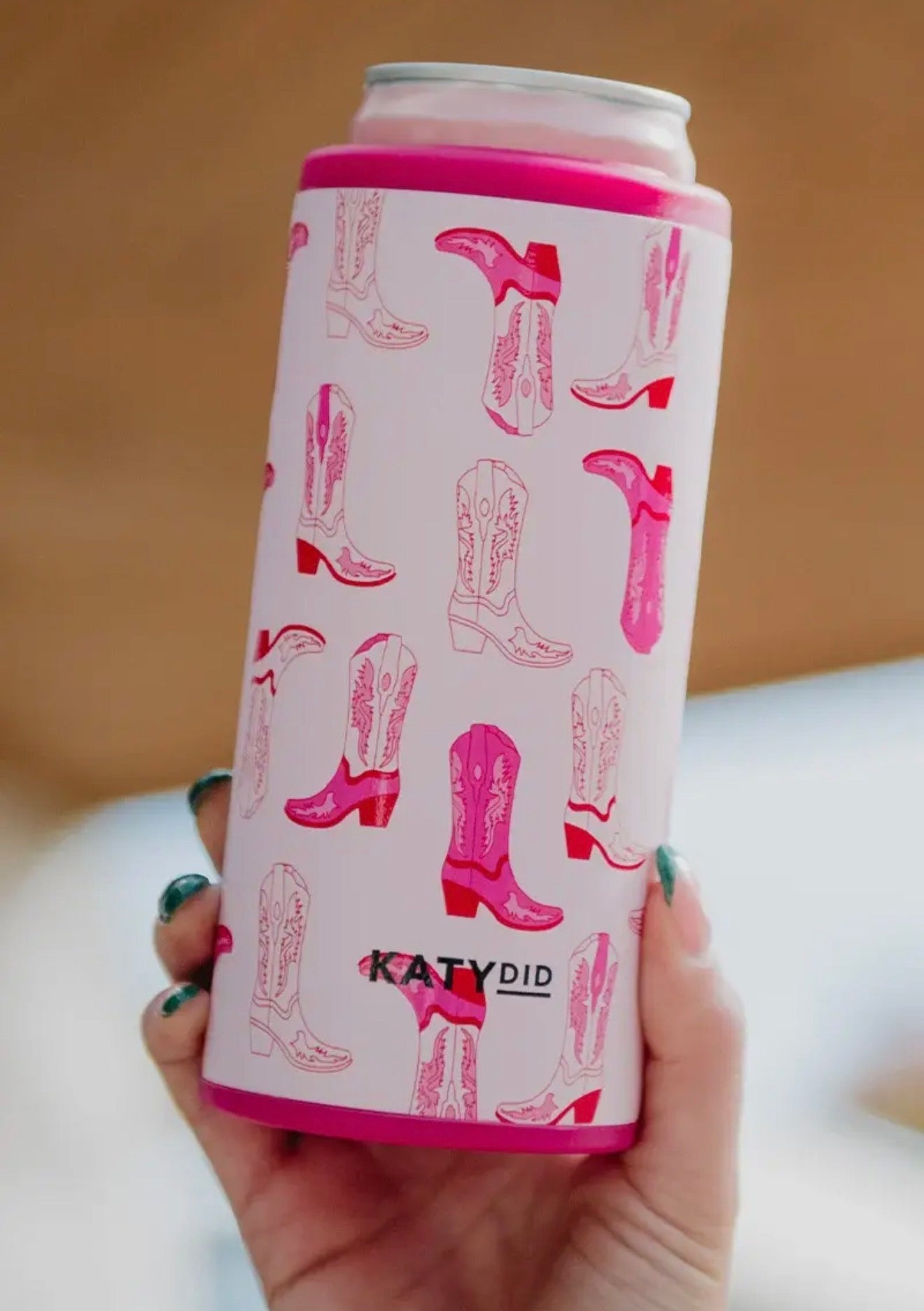 KATYDID Slim Can Coozie
