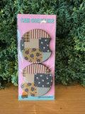Scrap Fabric Pattern Car Coasters