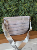 Grey Puffer Bag