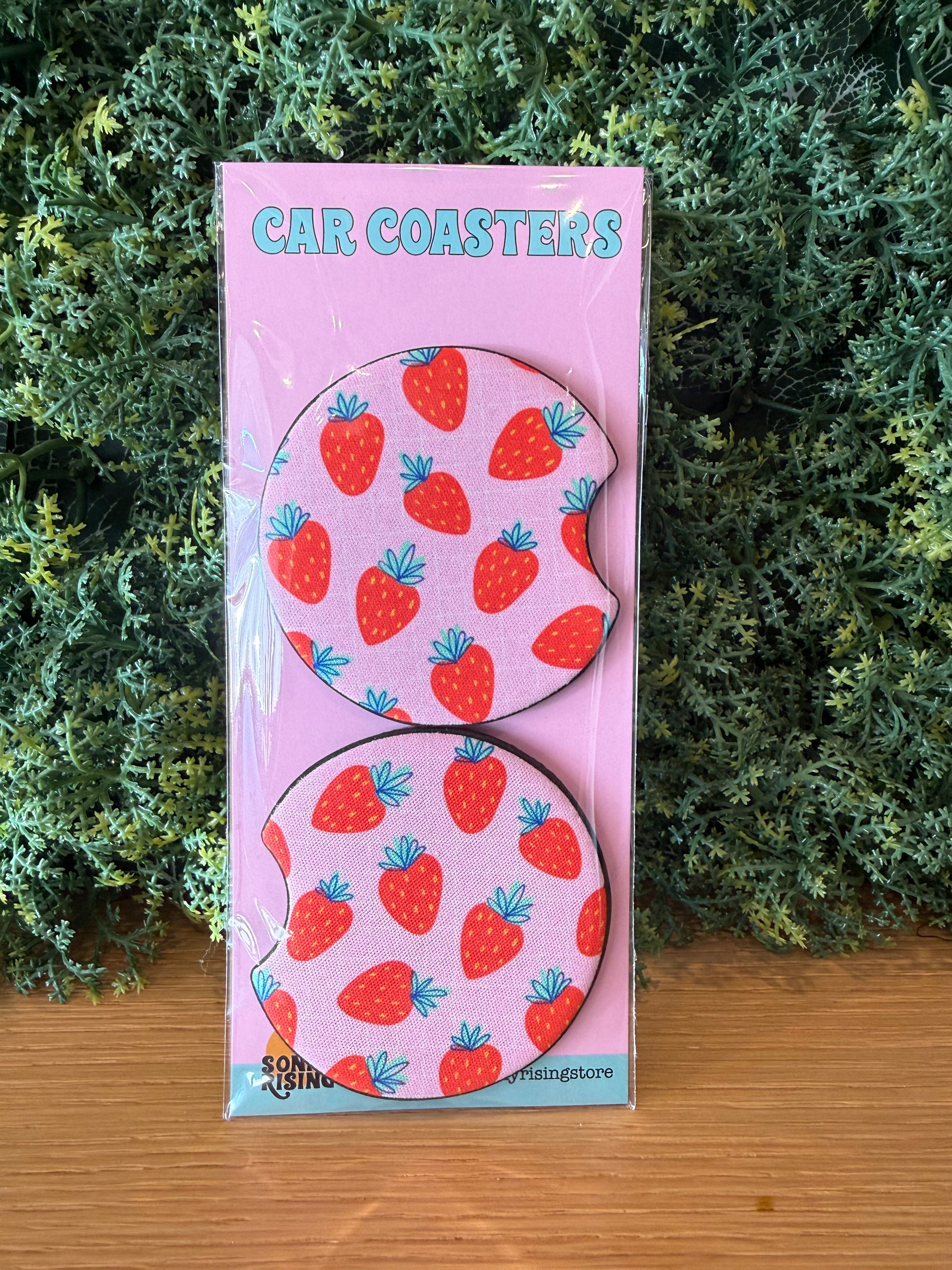 Strawberry car Coasters
