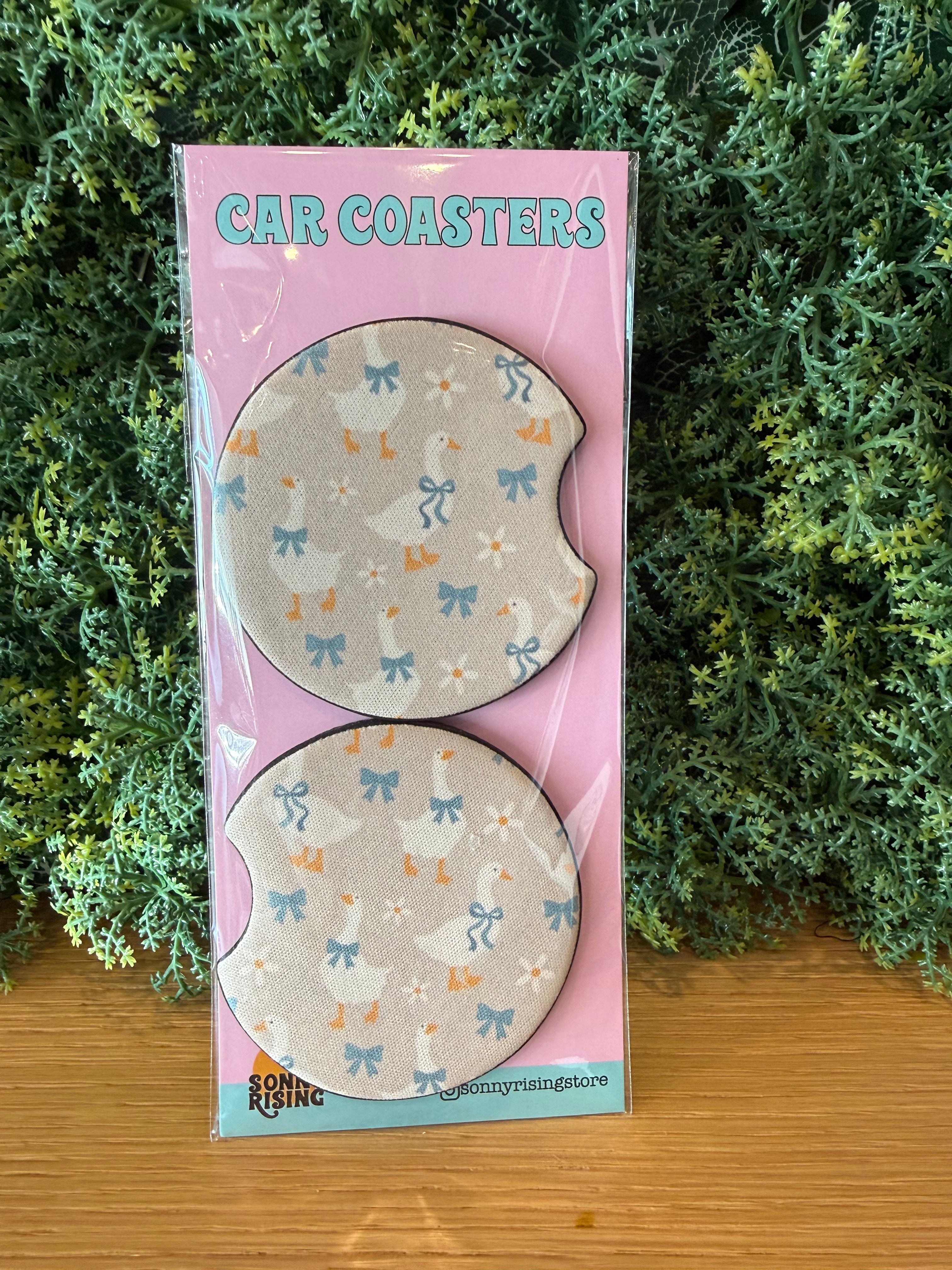 Goose Car Coasters
