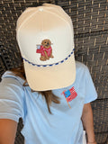 Dog & Flag Trucker Hat